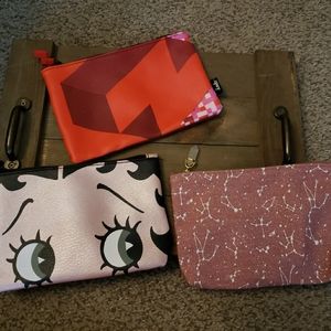 Makeup bag bundle of 3